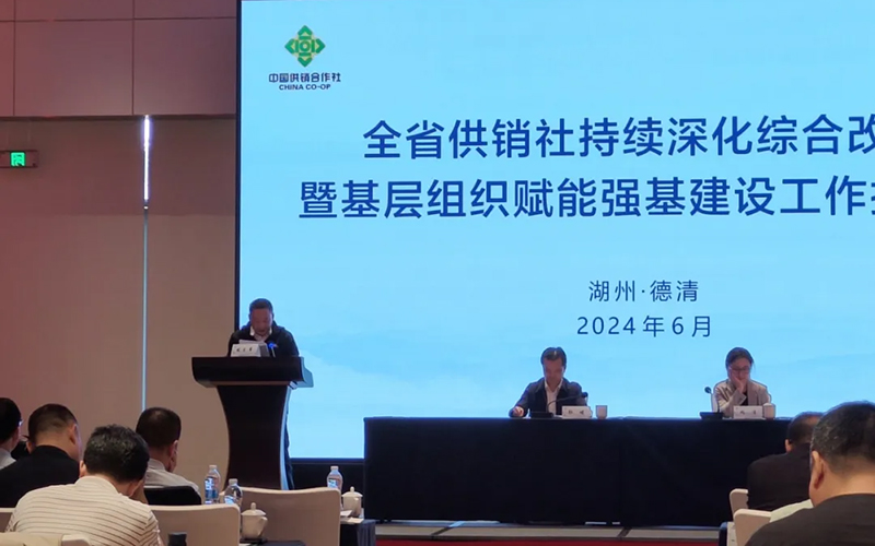 庆元县供销社在全省供销社持续深化综合改革暨基层组织赋能强基工作推进会作典型交流发言