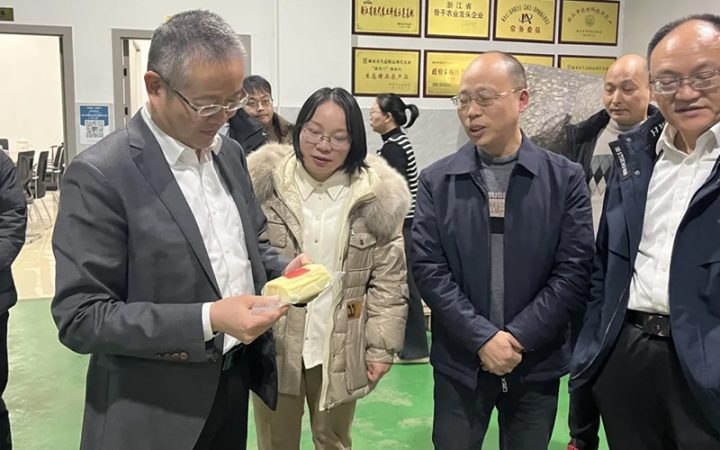 浙江省供销社副主任董益彪深入庆元基层联系点走访调研